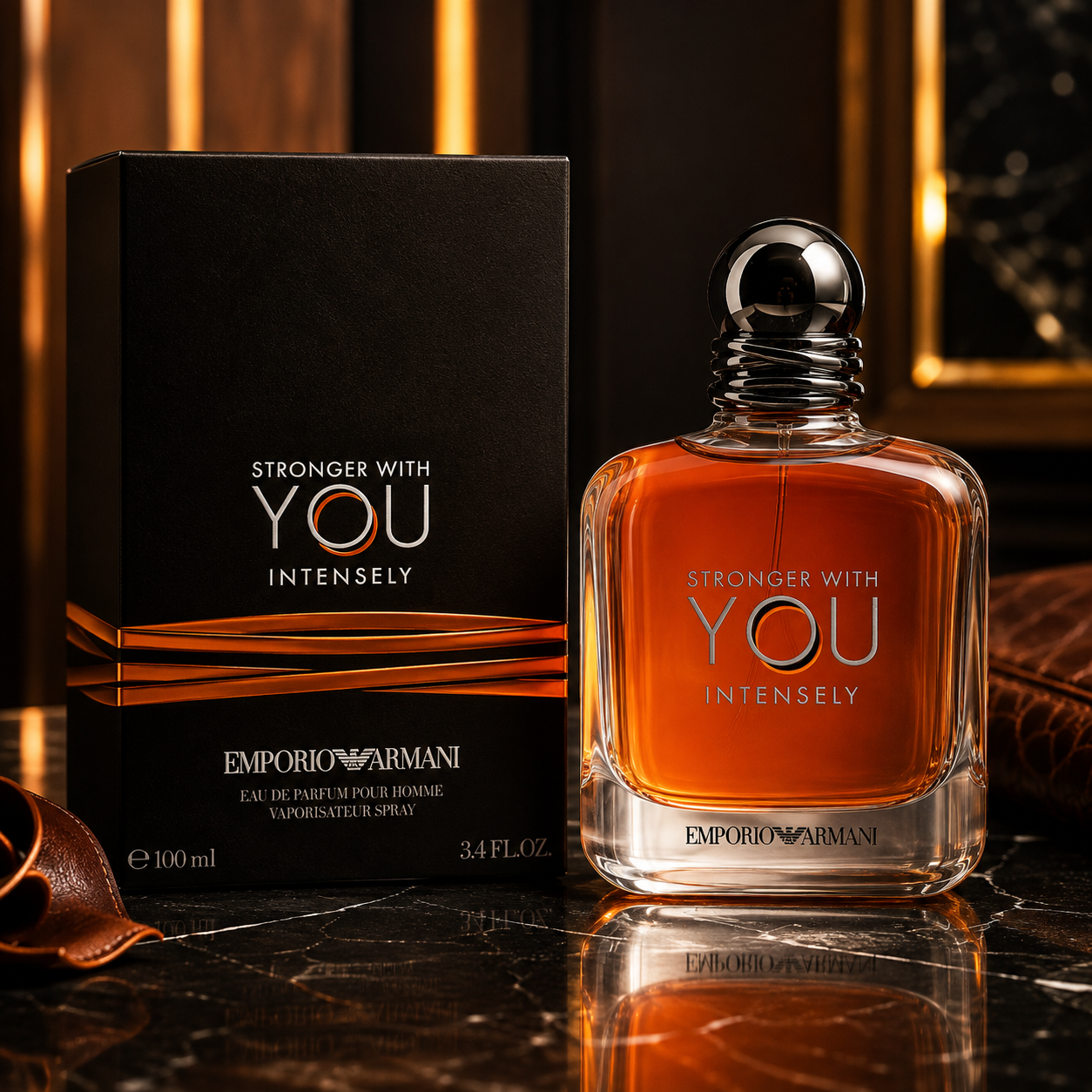 Stronger With You Intensely by Emporio Armani, 3.4oz EDP Spray men