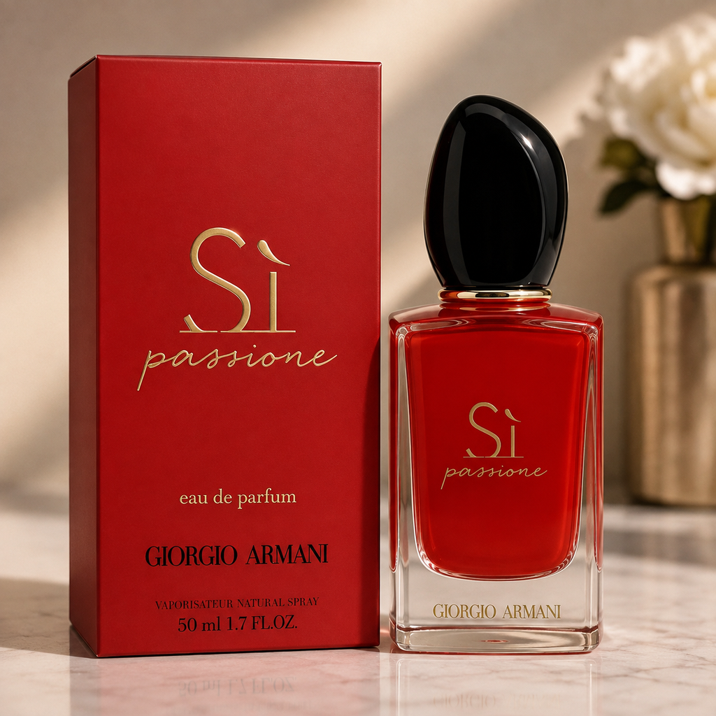 Giorgio Armani Si Passione Eau De Parfum Spray, Perfume for Women, 1.7 Oz