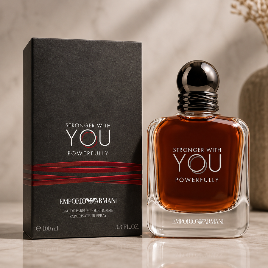 Emporio Armani Men's Stronger With You Powerfully EDP Spray 3.4