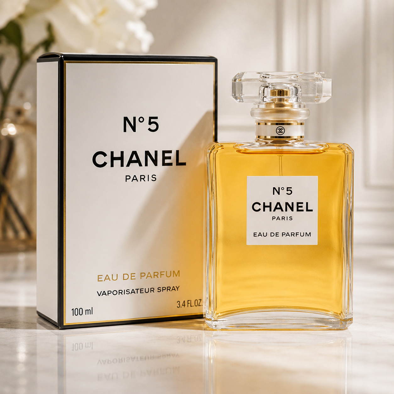 Chanel CHANEL No. 5 Eau De Parfum Spray for Women 3.4 oz