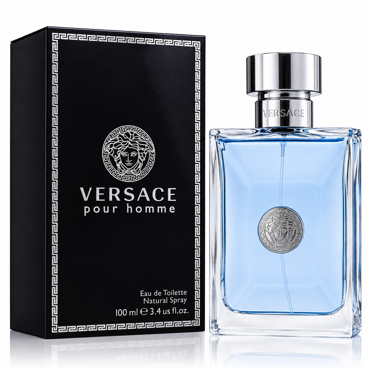 Versace Pour Homme Eau de Toilette Spray for Men 3.4 oz – 100