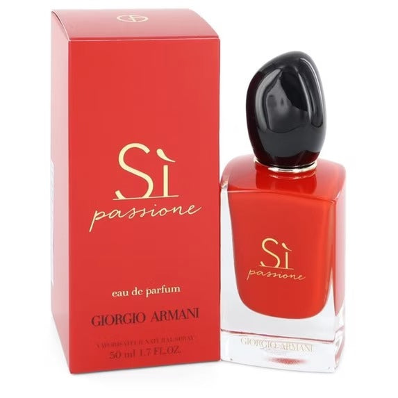 Giorgio Armani Si Passione Eau De Parfum Spray, Perfume for Women, 1.7 Oz