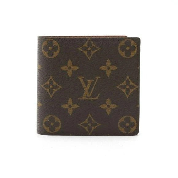 Louis Vuitton Monogram Marco M61675 Bi-Fold Wallet Brown Vintage