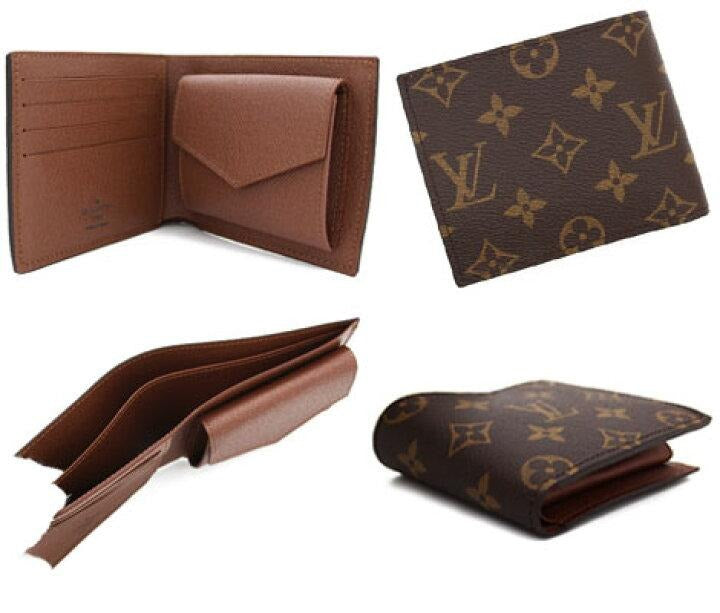 Louis Vuitton Monogram Marco M61675 Bi-Fold Wallet Brown Vintage