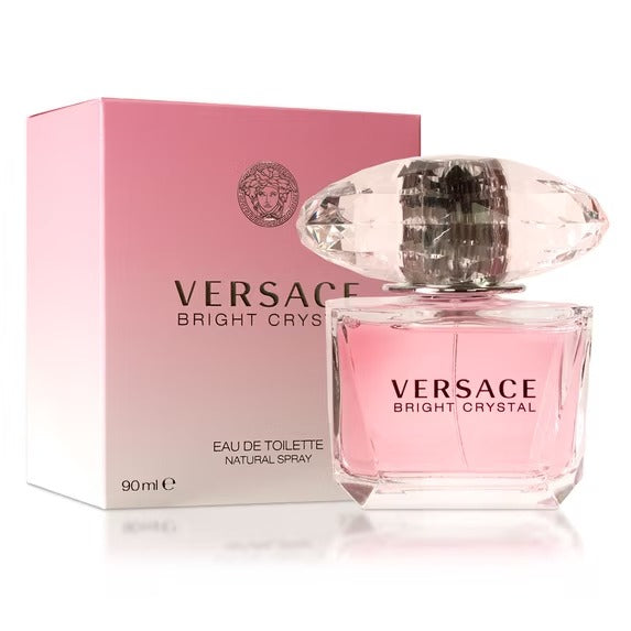 Versace Bright Crystal Eau de Toilette 3.0 oz Spray for Women