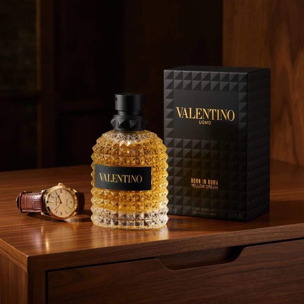 Valentino Uomo Born In Roma Yellow Dream EDT Men 3.4 OZ