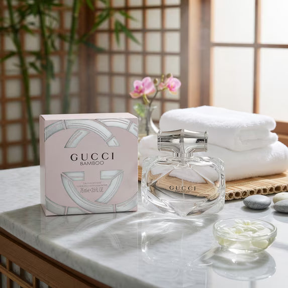 Gucci Bamboo Eau de Parfum for Women – 2.5 oz Floral Woody Fragrance Spray