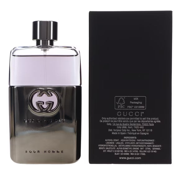 Gucci Guilty Eau de Toilette for Men 3.0 oz – Citrus, Lavender & Woody Fragrance