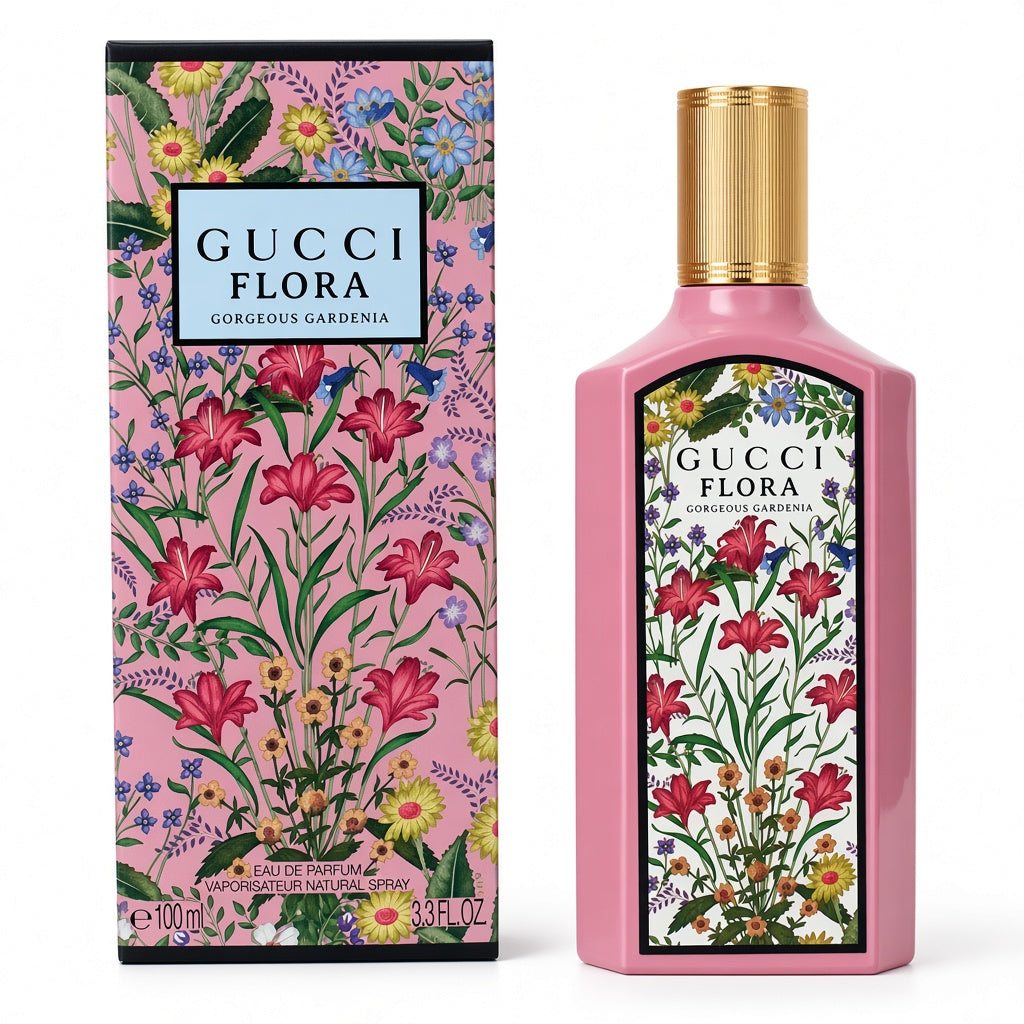 Gucci Flora Gorgeous Gardenia Eau de Parfum for Women – 3.3 oz Spray