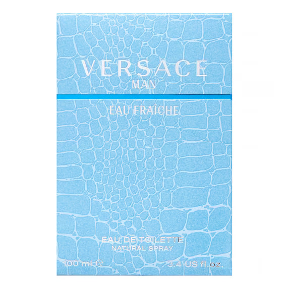 Versace Man Eau Fraîche Eau de Toilette 3.4 oz Spray for Men